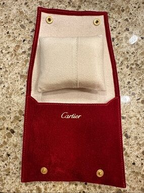 Cartier travel pouch storage